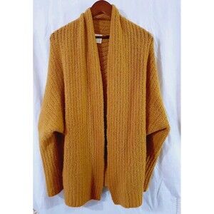 Sleeping On Snow Anthropologie Alpaca Merino Wool Blend Open Front Cardigan XS